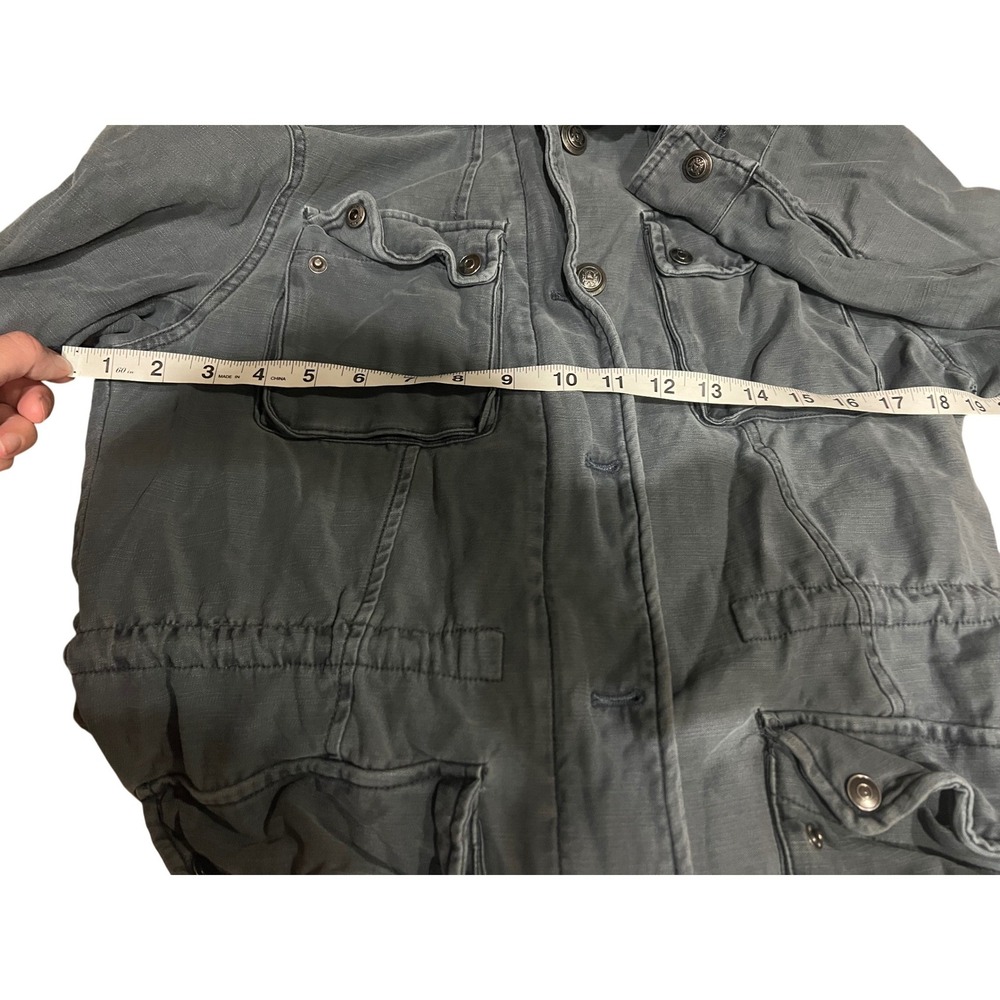 Free People Not Your Brother's Surplus Utility Jacket Charcoal Gray Womens XS - Picture 10 of 15